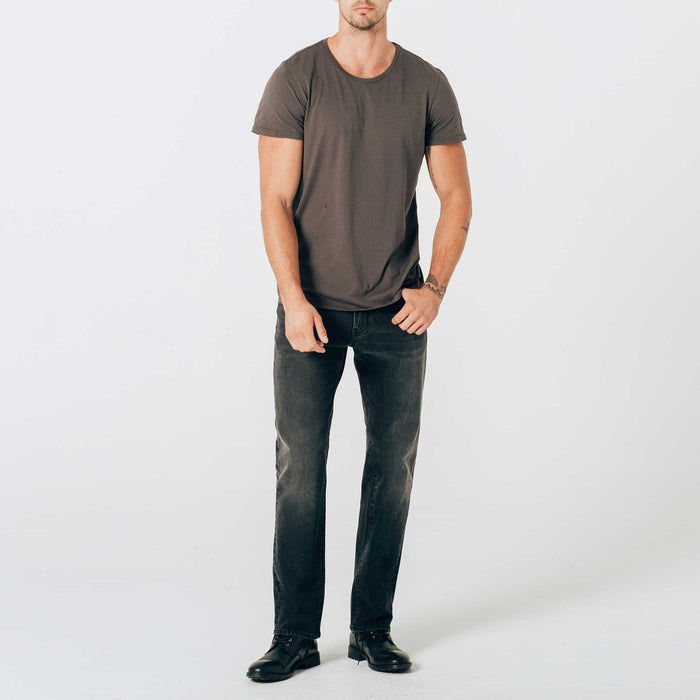 Mens V-Neck Tee - Charcoal
