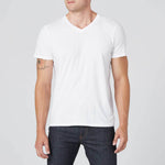 Mens V-Neck Tee - white