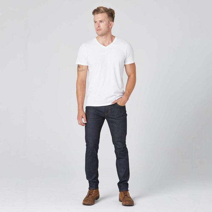 Mens V-Neck Tee - white