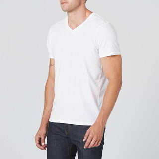 Mens V-Neck Tee - white
